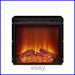 Altra Flame 18 Glass Front Electric Fireplace Insert Black MSRP $194.44