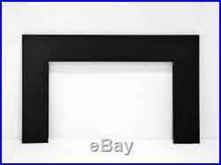 Amantii 30 Electric Fireplace Insert with 3 Side Trim Kit and Canopy Lighting