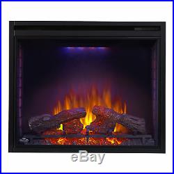 Ascent 33 9000 BTU Home Living Room Built In Electric Fireplace Insert Heater