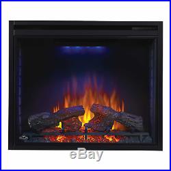 Ascent 33 9000 BTU Home Living Room Built In Electric Fireplace Insert Heater