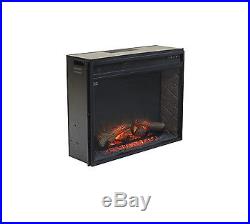 Ashley Large Electric Fireplace Insert Infrared in Black