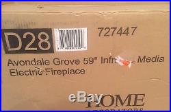 Avondale Grove (INSERT ONLY) For a 59 in. TV Stand Infrared Electric Fireplace
