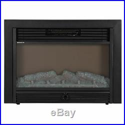 BCP 28.5in Insert Electric Fireplace Heater with Adjustable Brightness, Remote