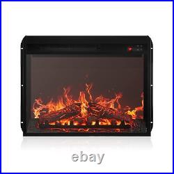 BELLEZE 23 Electric Fireplace Insert, Recessed Fireplace Heater with Remote