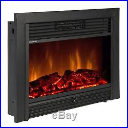 Best Indoor Electric Fireplace Insert Embedded Wall Log Heater Remote SKY1826