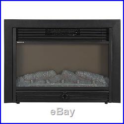 Best Indoor Electric Fireplace Insert Embedded Wall Log Heater Remote SKY1826
