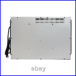 Black 26 Inch Electric Fireplace Insert With 4 Adjustable Brightness Settings