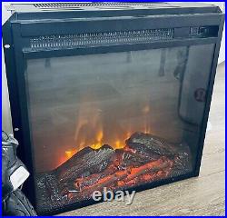 Brand New Electric Fireplace Insert with Cord Plug In Heater Fire