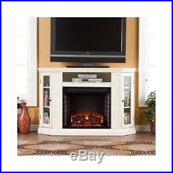 CORNER OR FLAT ELECTRIC FIREPLACE Heater Stove TV Stand MEDIA CONSOLE Furniture