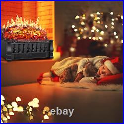COWSAR Electric Fireplace Insert, Remote Control Fireplace Insert Log Heater S
