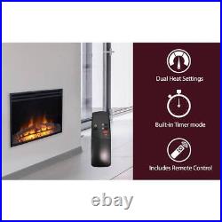 Cambridge Electric Fireplace Insert With Remote Control 23 Freestanding