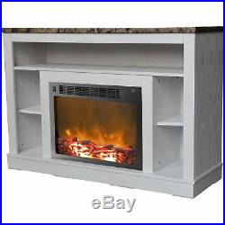 Cambridge Seville Fireplace Mantel with Electronic Fireplace Insert