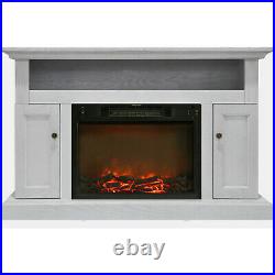 Cambridge Sorrento Electric Fireplace with 1500W Log Insert and 47 In. Entertai