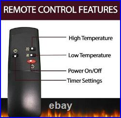 Cambridge Sorrento Electronic Fireplace INSERT ONLY 23L x 5W x 17.1H with Remote