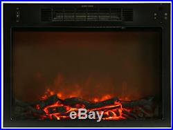 Cambridge Sorrento Fireplace Mantel with Electronic Fireplace Insert, Mahogany
