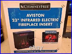 ChimneyFree Aviston 23 Infrared Quartz Electric Fireplace Insert from Menards