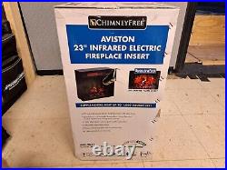 ChimneyFree Aviston 23 Infrared Quartz Electric Fireplace Insert from Menards