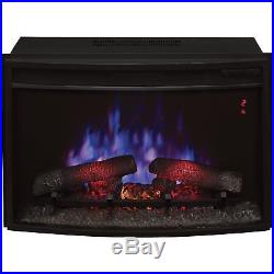 Chimney Free SpectraFire Plus Curved Electric Fireplace Insert- 4600 BTU, 25in