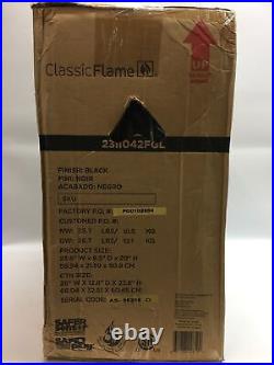ClassicFlame 23? 3D Infrared Electric Fireplace Insert withSafer Plug 23II042FGL