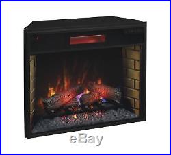 ClassicFlame 28II300GRA 28 Infrared Quartz Fireplace Insert with Safer P