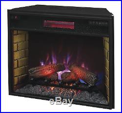 ClassicFlame 28II300GRA 28 Infrared Quartz Fireplace Insert with Safer Plug