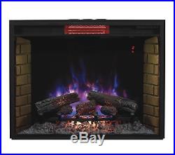 ClassicFlame 33II310GRA 33 Infrared Quartz Fireplace Insert with Safer Plug