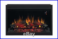 ClassicFlame 36EB110-GRT 36 Traditional Built-in Electric Fireplace Insert 1