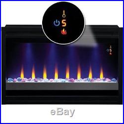 ClassicFlame 36EB221-GRC 36 Contemporary Built-in Electric Fireplace Insert, 24