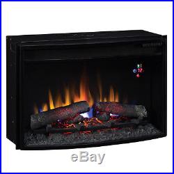Classic Flame 23EF031GRP SpectraFire Plus Fireplace Insert with Safer Plug