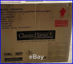 Classic Flame 23 3D Electric Fireplace Insert 23II042FGL