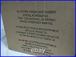 Classic Flame 24II542TGL 24 3D Infrared Quartz Electric Fireplace Insert