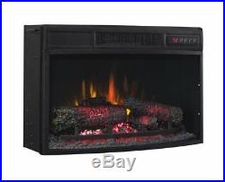 Classic Flame 25 Curved Electric Fireplace Insert #25EF033CLG