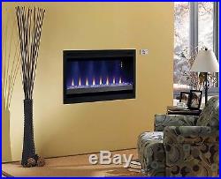 Classic Flame Builder Box Contemporary Wall Mount Electric Fireplace Insert