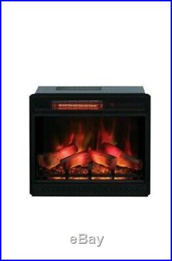 Classic Flame Electric Fireplace Insert Ventless Infrared with Safer Plug 23 in
