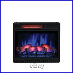 Classic Flame Electric Fireplace Insert Ventless Infrared with Safer Plug 23 in