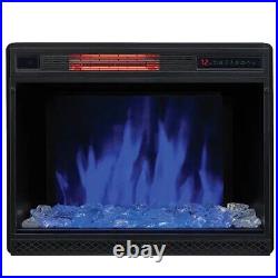 Classic Flame Infrared Electric Fireplace Insert Ventless Heater Safer Plug 28