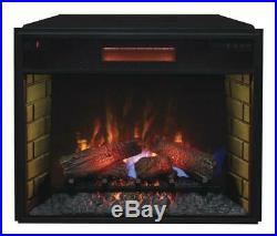 Classic Flame Infrared Quartz Electric Fireplace Insert with Safer Plug 28in