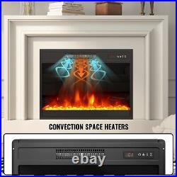 Clihome 23 Recessed Electric Fireplace with Remote & Keypad Control