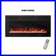 Clihome 36'' Recessed Electric Fireplace with Remote & Touch Screen Control