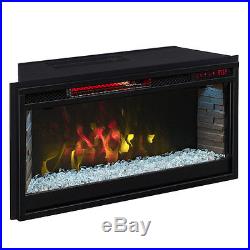 Comfort Smart 28-In Contemporary Infrared Electric Fireplace Insert