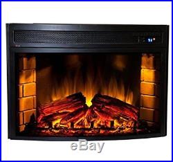 Comfort Smart Verve 24-inch Curved Electric Fireplace with Remote, Insert