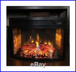 Comfort Smart Verve 24-inch Curved Electric Fireplace with Remote, Insert CS