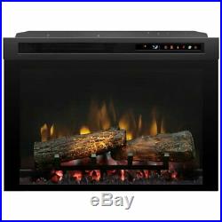 Dimplex 26 Electric Fireplace Insert with Logset in Black