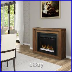 Dimplex Anthony Mantel with 28 XHD28G Electric Fireplace insert heats 1,000 sq ft