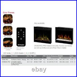 Dimplex DF Series Electric Firebox with Realog Media, 28-Inch