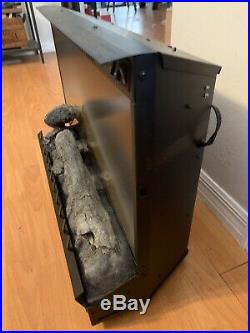 Dimplex Electric Fireplace Deluxe 23 Inch Insert Fan Forced Heater Black 1375W