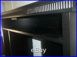 Dimplex Electric Fireplace Insert with Black Cabinet with Mantle