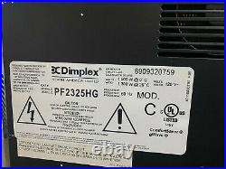 Dimplex PF2325HG 25 1000 sq. Ft. Multi-Fire 120 V Electric Fireplace, Black