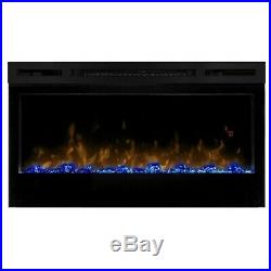 Dimplex Prism 34 Wall Mount Linear Electric Fireplace Insert in Black