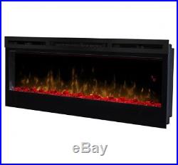 Dimplex Prism 50 Wall Mount Linear Electric Fireplace Insert in Black